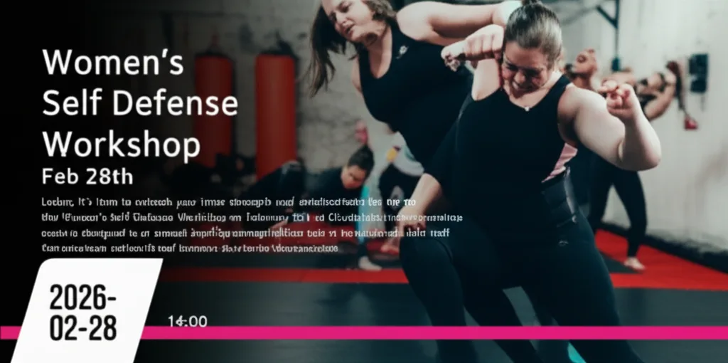 Women's Self Defense Workshop Feb 28th